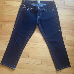 Women’s True Religion Capri Jeans size 28.